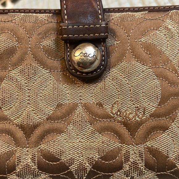 Vintage Coach leather and canvas wallet - Picture 14 of 14